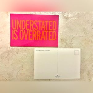 Kate Spade New York Collectors item Postcard set of 15